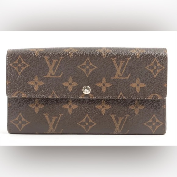 Louis Vuitton Handbags - Louis Vuitton Monogram Portefeuille Sara Brown, Long Wallet M61734